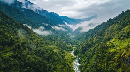 Fototapeta na wymiar Experience the natural wonders of the Valley Showcasing the pristine beauty of the region,