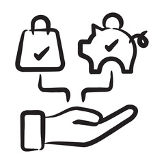 Shop And Save Icon