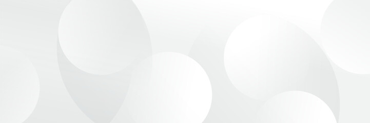 Abstract white Geometric banner design background.