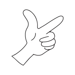 various hand gesture for love or heart collection design. Cartoon hand gesture cartoon isolated on white background