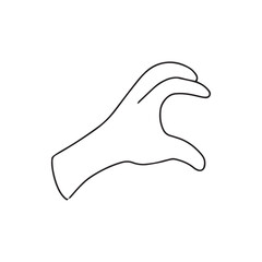 various hand gesture for love or heart collection design. Cartoon hand gesture cartoon isolated on white background