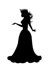 Cute Princess Silhouette