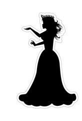 Cute Princess Silhouette