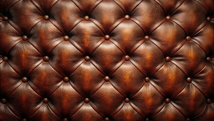 Seamless texture of luxurious dark brown leather, premium, full grain, seamless, texture, background, dark brown