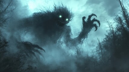 A Sinister Creature Lurking in the Mist