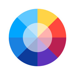 Obraz premium Color Wheel | Interactive Color Theory Tool | Attractive color wheel