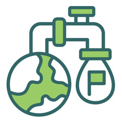 Obraz premium Water Icon