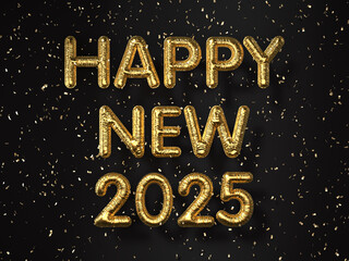 Balloons happy new year