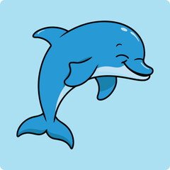 dolphin cartoon, cute dolphin, happy dolphin, blue dolphin, ocean animal, marine life, sea creature, dolphin illustration, dolphin drawing, animated dolphin, dolphin vector, dolphin clipart 