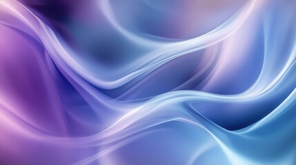 Abstract relaxation background with smooth, flowing curves and gentle blue and purple hues, creating a peaceful, serene mood