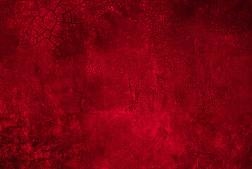 Dark Red Textured Grunge Background with Subtle Cracks and Rough Patterns