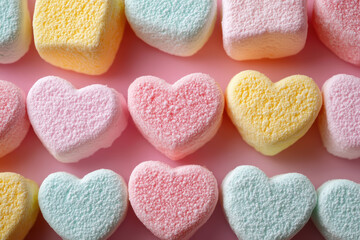 Obraz premium Pastel Marshmallow Texture Close-up