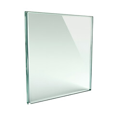 A transparent glass sheet with no text. png, transparent background.