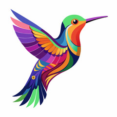 colour bird logo design.