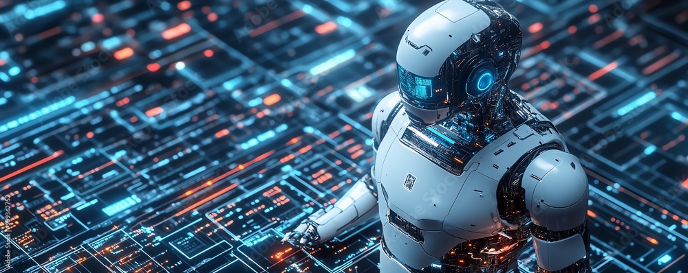 Poster business ai data software
