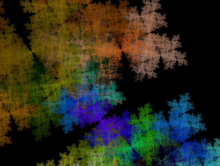 Imaginatory fractal abstract background Image
