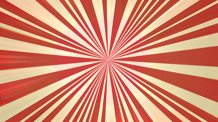 Fototapeta premium retro sun background. Vintage rays of the sun,Red and white radial background,Illustration of red and white rays from the middle