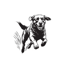 Dog illustration, Dog art, Dog drawing