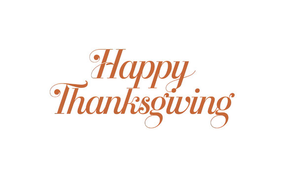 Joyful Celebration: Happy Thanksgiving Typography Design