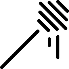 Honey Icon Outline Style. Food Symbol Vector Illustration. Simple Pictogram.