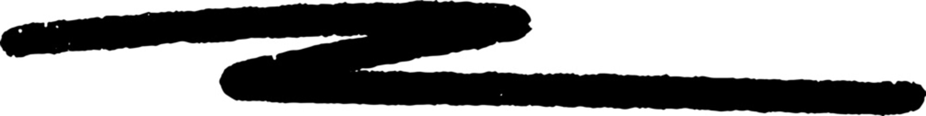 Obraz premium Curly Brush Marker Element Brush Marker Elements Scratching Brush Pen Marker Element