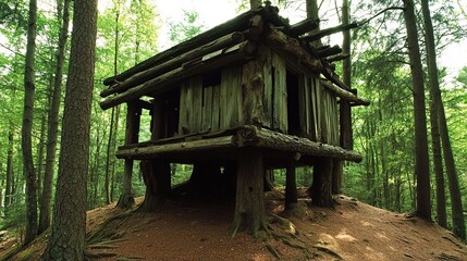 Podium in the Forest