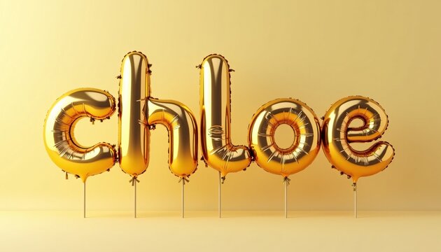 CHLOE LETTERS - GOLDEN BALLOON 3D