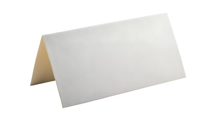 Paper Table Card Horizontal. PNG. 