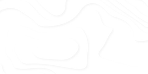  White paper cut decoration textured with wavy layers 3d topography relief background. Material design concept background illustration. abstract curve line white background.