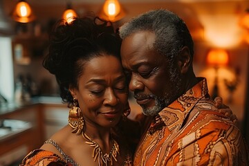 Fototapeta premium Senior couple dances for physical, mental health