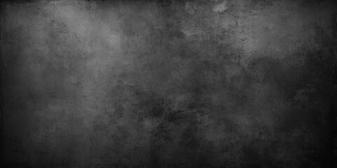 Grey textured wall, dark edges. Grunge background texture image. Old abstract vintage black wallpaper. Dirty paper art with scratches and stain. Rough dark aged canvas with dirt and brush