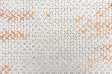  texture steel diamond plate pattern and rust