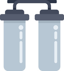 Water filter system ensuring clean and safe drinking water with its advanced double filtration technology