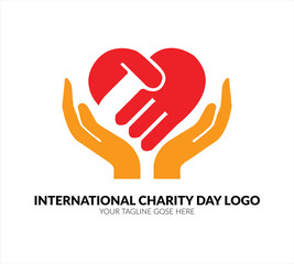 International Charity Day  vector logo fully editable high quality