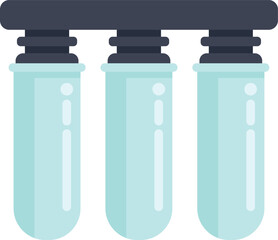 Water filter system with several stages of cleaning providing fresh, clean, and drinkable water