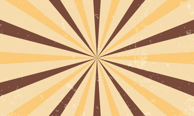 Classic vintage rays sunburst retro background