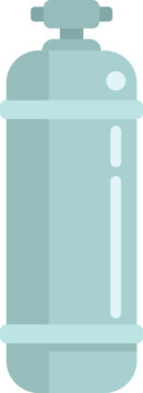 recommend clip art: Metal gas cylinder container is keeping pressurized gas for industry