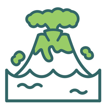 recommend clip art: Volcano Icon