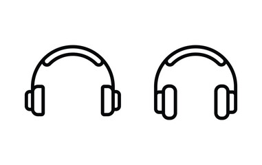 Headphone icon, customer services icon vector