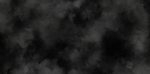 Abstract dark grey storm cloud texture. black dramatic smoke brush effect smoke swirls misty fog isolated, background. Gray grunge painted paper textured canvas for design watercolor scraped vector.	