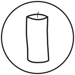 Candle Logo Icon