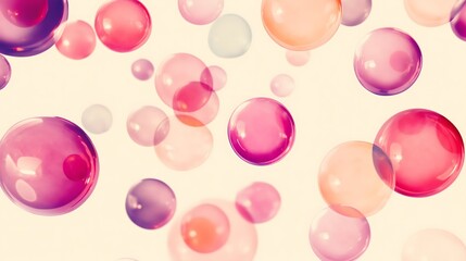 Floating Bubbles of Pastel Delight 