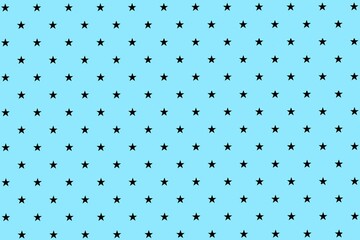 Blue pattern, blue wall background, stars, seamless pattern with stars, seamless pattern, blue background, blue background with black stars, blue