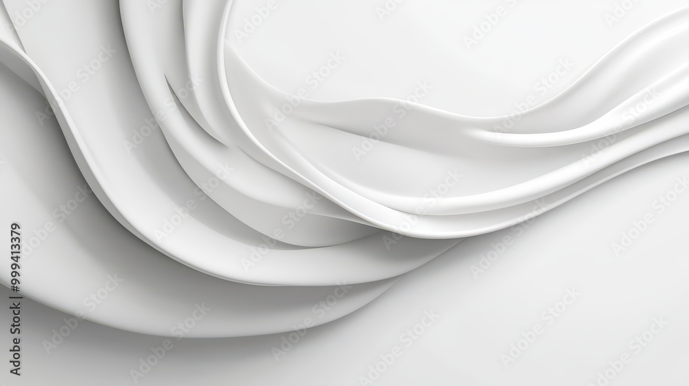 Poster smooth white minimalist background with a hint of texture, providing subtle depth to the image.