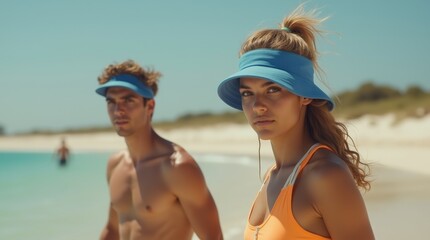 Fototapeta premium Bright Summer Beach Vibes