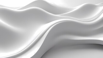 Obraz premium abstract 3d white background