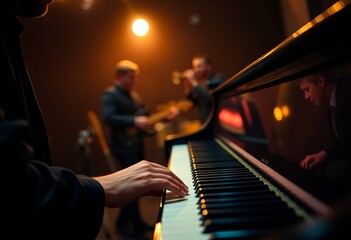 Jazz Musicians Performing Live