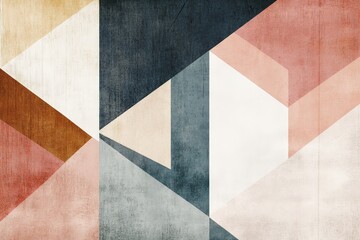 Motivational quote on a muted color palette with subtle geometric patterns, perfect for a modern, understated design.