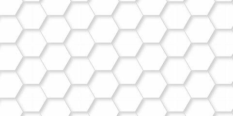 	
Vector abstract 3d white hexagon realistic mesh cell honeycomb texture. geometric white grid emboss hexagonal background. luxury emboss honeycomb white pattern shadow polygonal square web connection