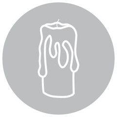 Candle Icon Simple